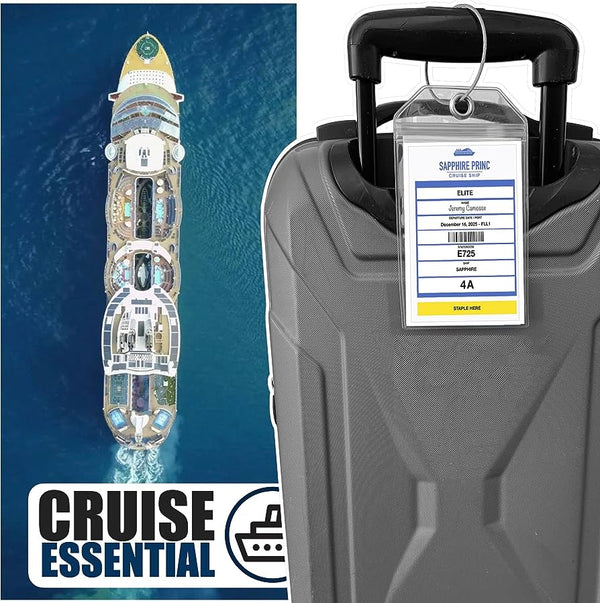 Cruise luggage tags near me on sale