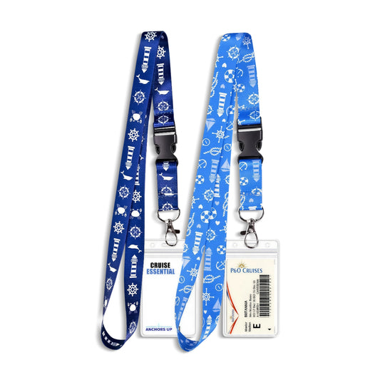 Cruise Lanyards with Card Holders - Set of 2
