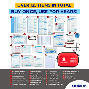 Cruise First Aid Kit (125-piece set)