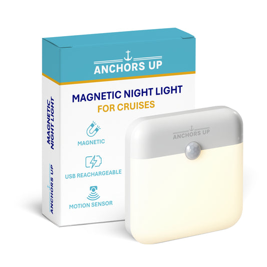 Magnetic Cabin Night Light for Cruises - Motion Sensor & USB Rechargeable