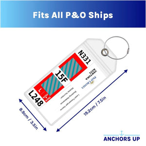 P&o luggage labels explained 2025