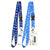 2x Lanyards with Card Holders, Detachable Retractable, Light and Dark Blue