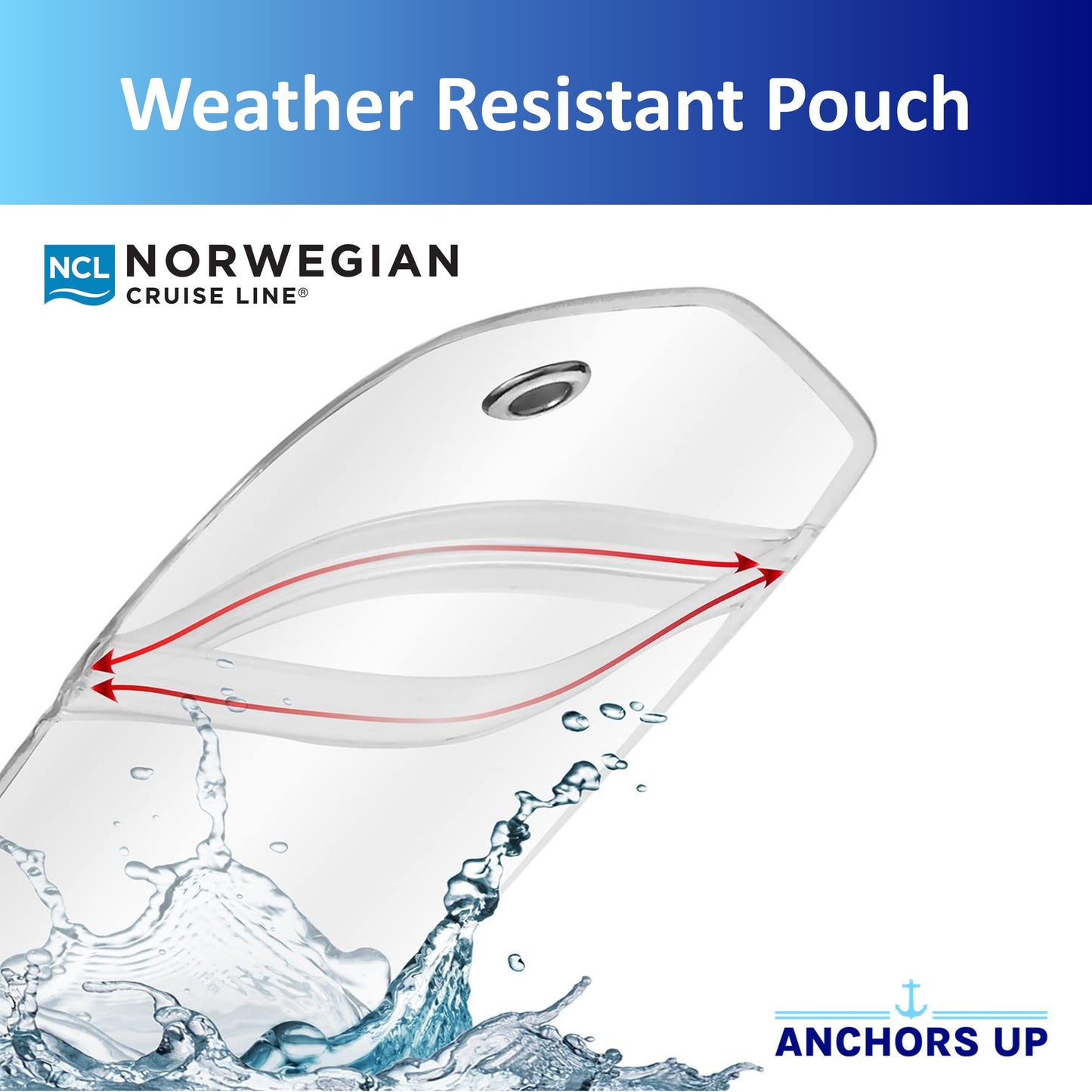 Norwegian (NCL) Cruise Luggage Tag Holders - Set of 4