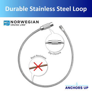 Norwegian (NCL) Luggage Tag Holders - Set of 4