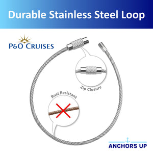 P&O Cruise Luggage Tag Holders - Set of 4