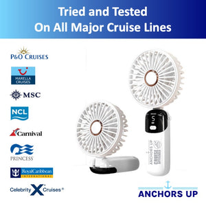 Cruise Approved Handheld 5-Speed Travel Fan