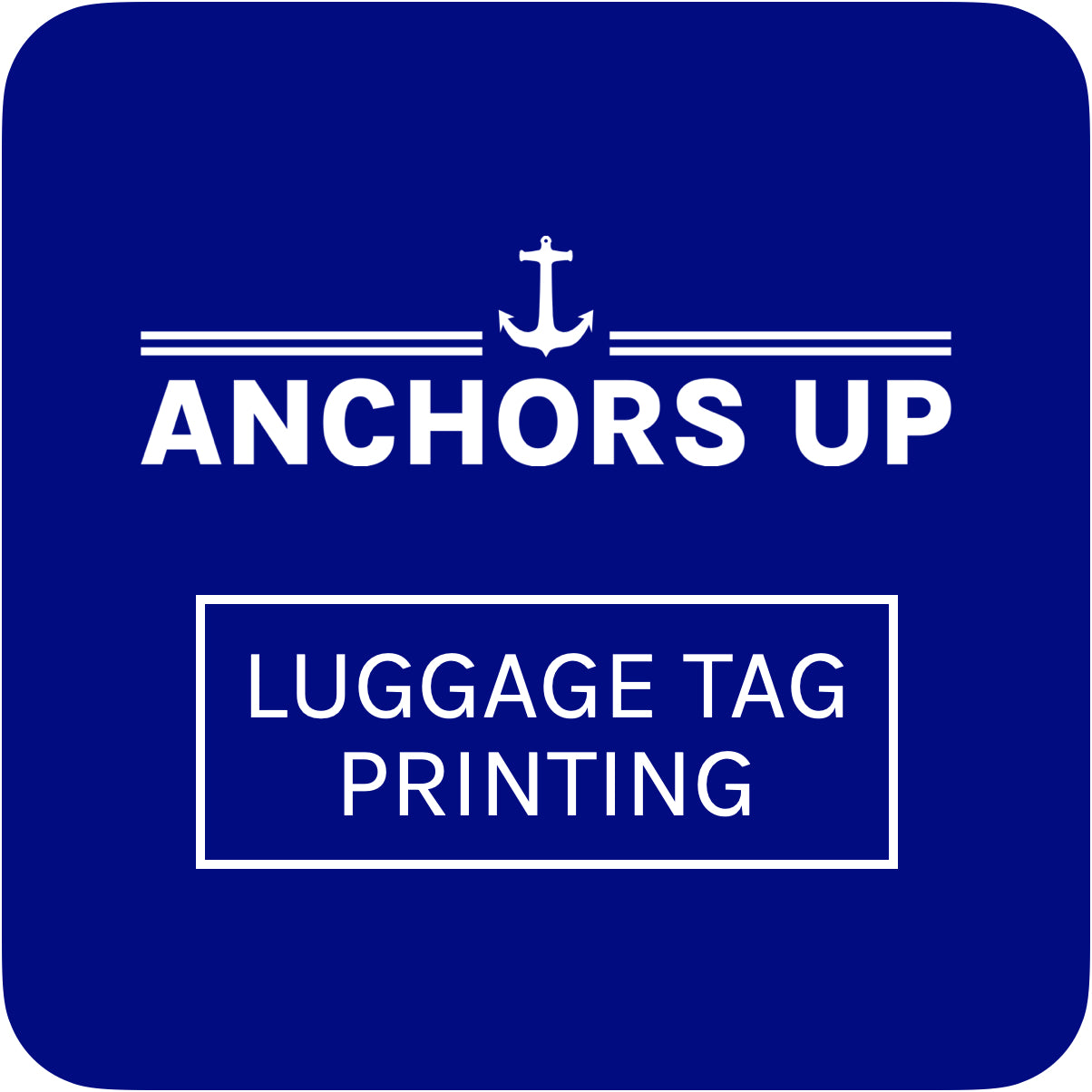 Cruise Luggage Tag Printing (Set of 4) + Expedited Shipping