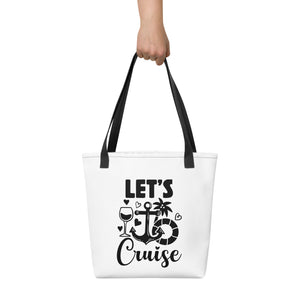 Premium Tote Bag - "Let's cruise" -