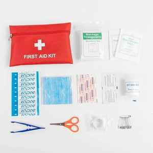 Compact Travel First Aid Kit (12-piece set)